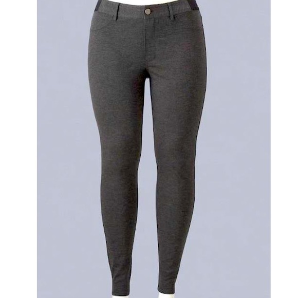 Simply Vera Wang stretch leggings with zipper - Picture 1 of 12